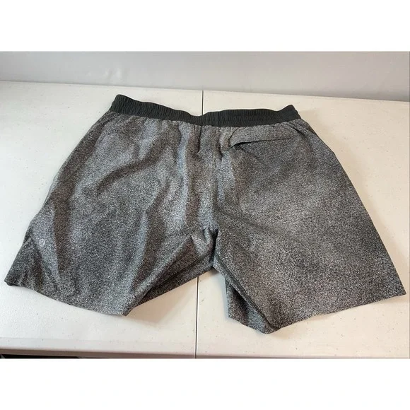 Lululemon T.H.E. Short Men's XL 7"‎ Lined in Gray speckled gym training athletic - Picture 5 of 11